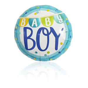 blue new born baby boy balloon