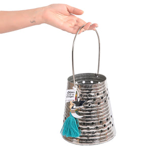 Silver decorated Gergean jar