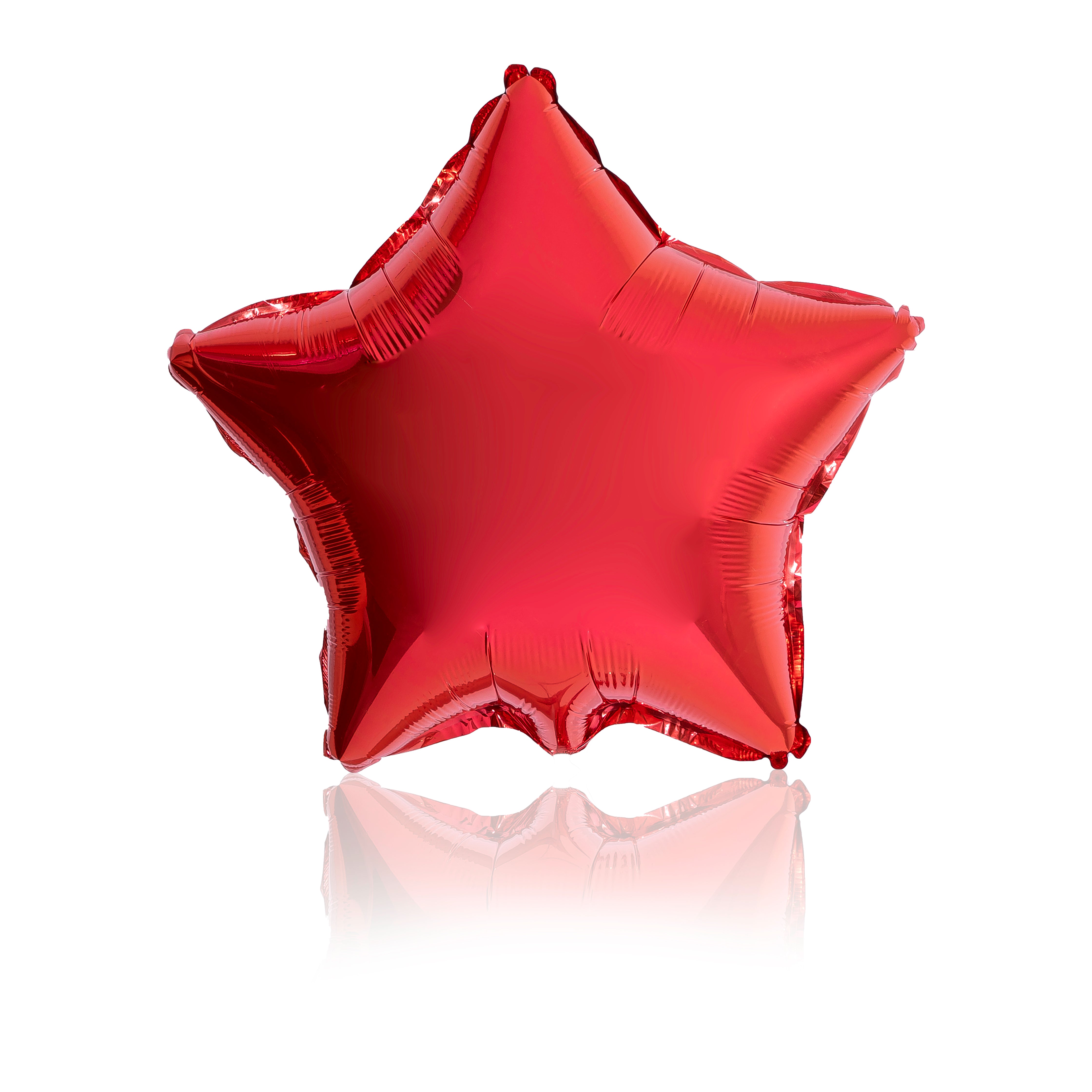 red star party balloon