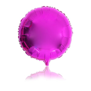 purple pink circular party balloon