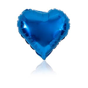 blue heart party balloon