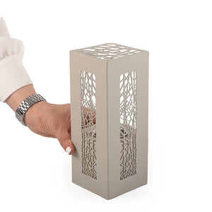 grey leather incense burner