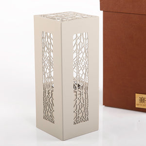 grey leather incense burner