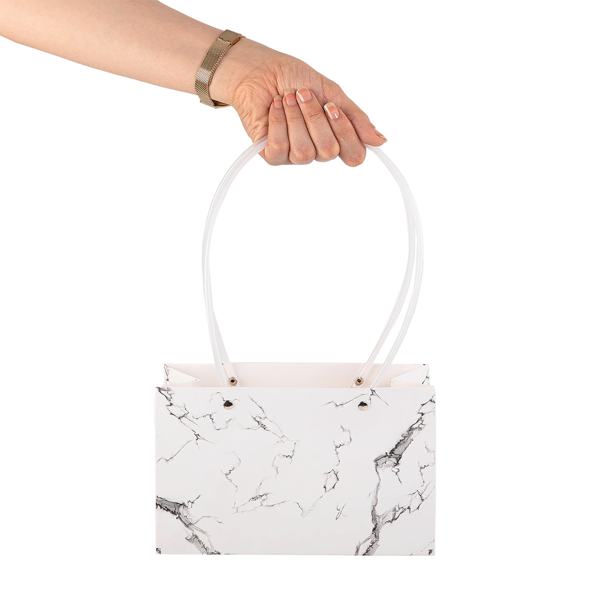 white gift bag
