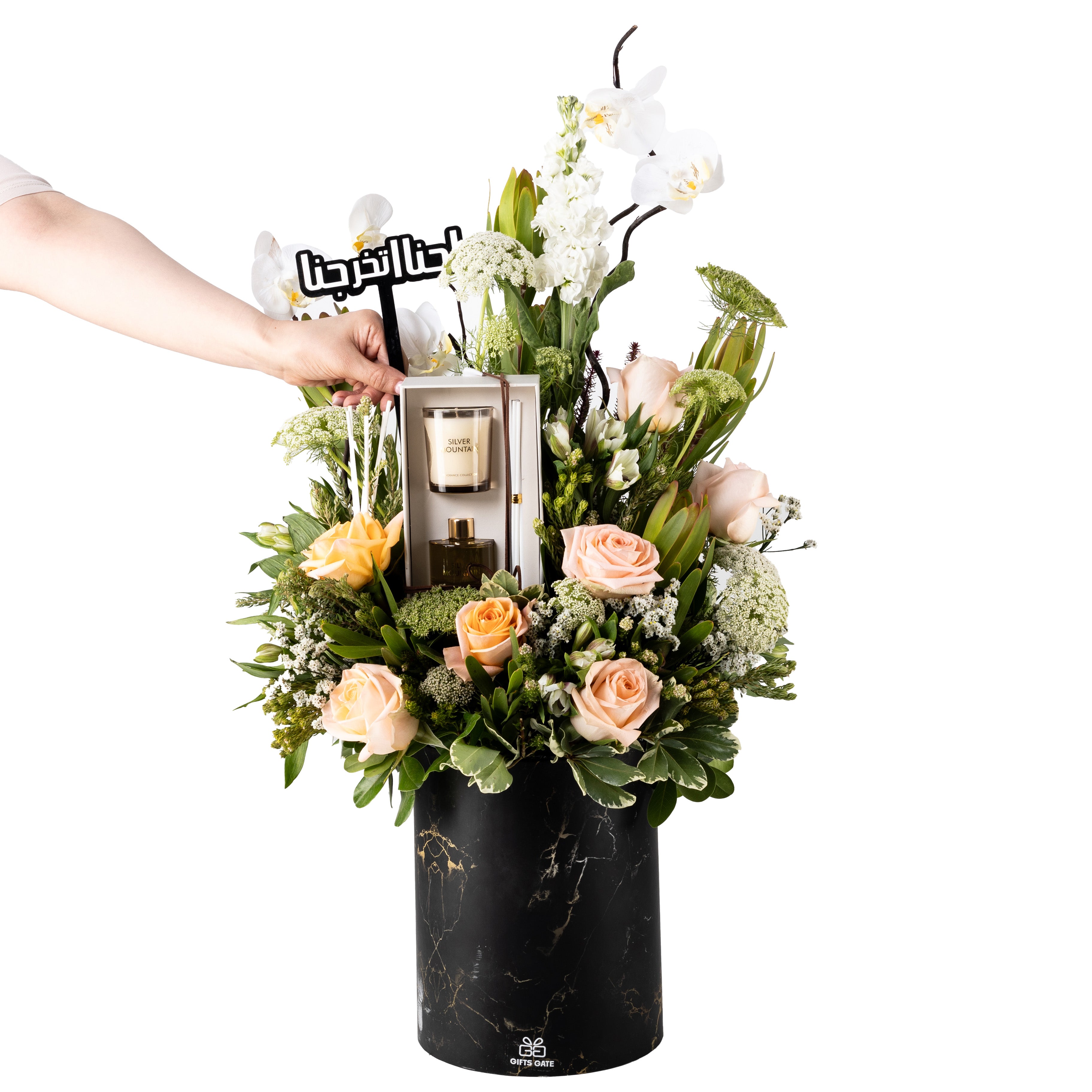 ستاند تخرج مع معطر وشمعة