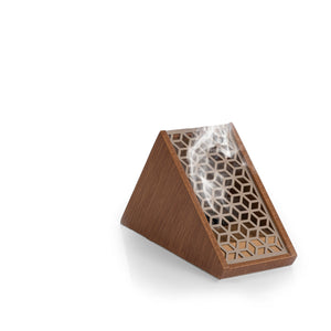brown wooden incense burner