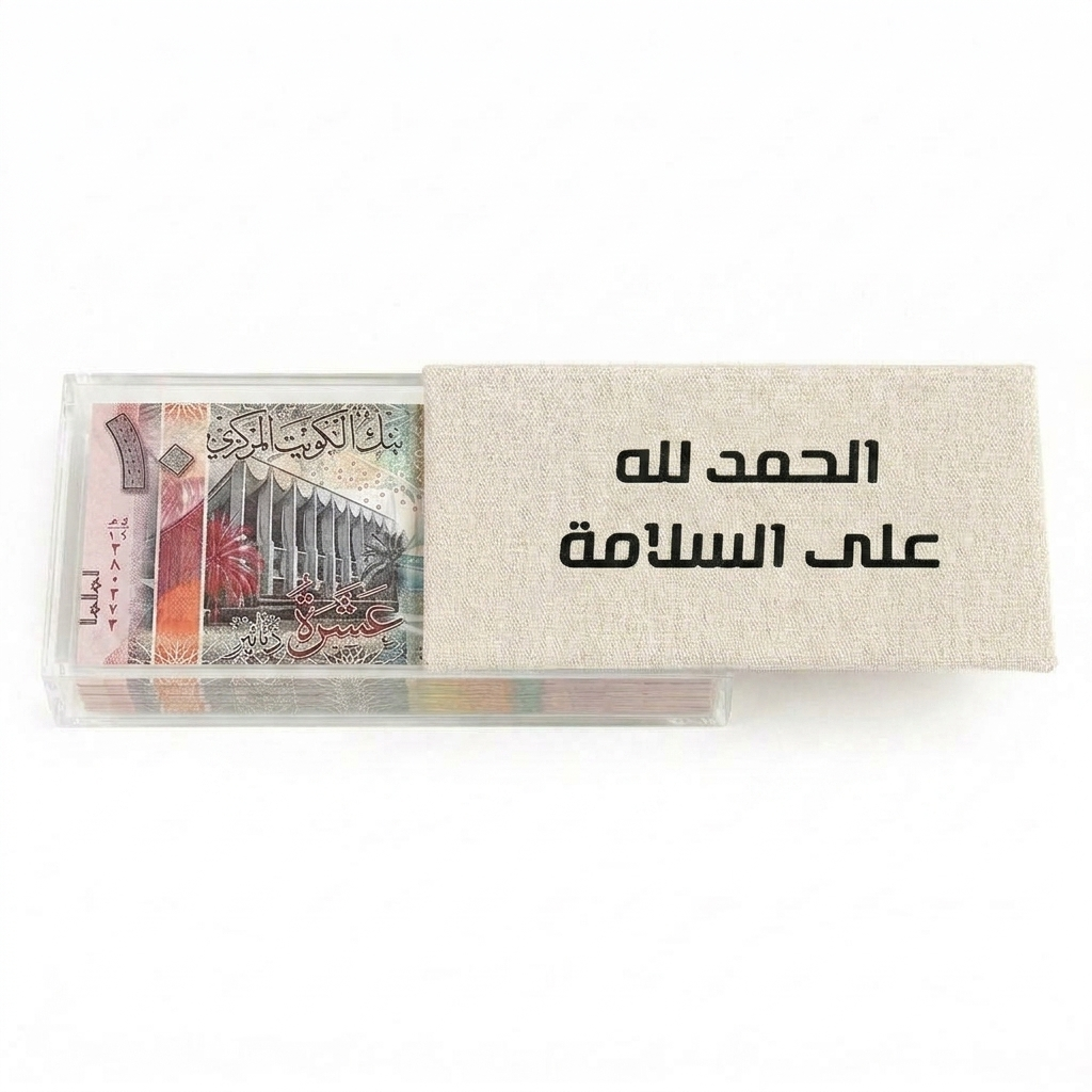 بوكس اكريليك شفاف " Alhamdulillah Alas- Salamah "