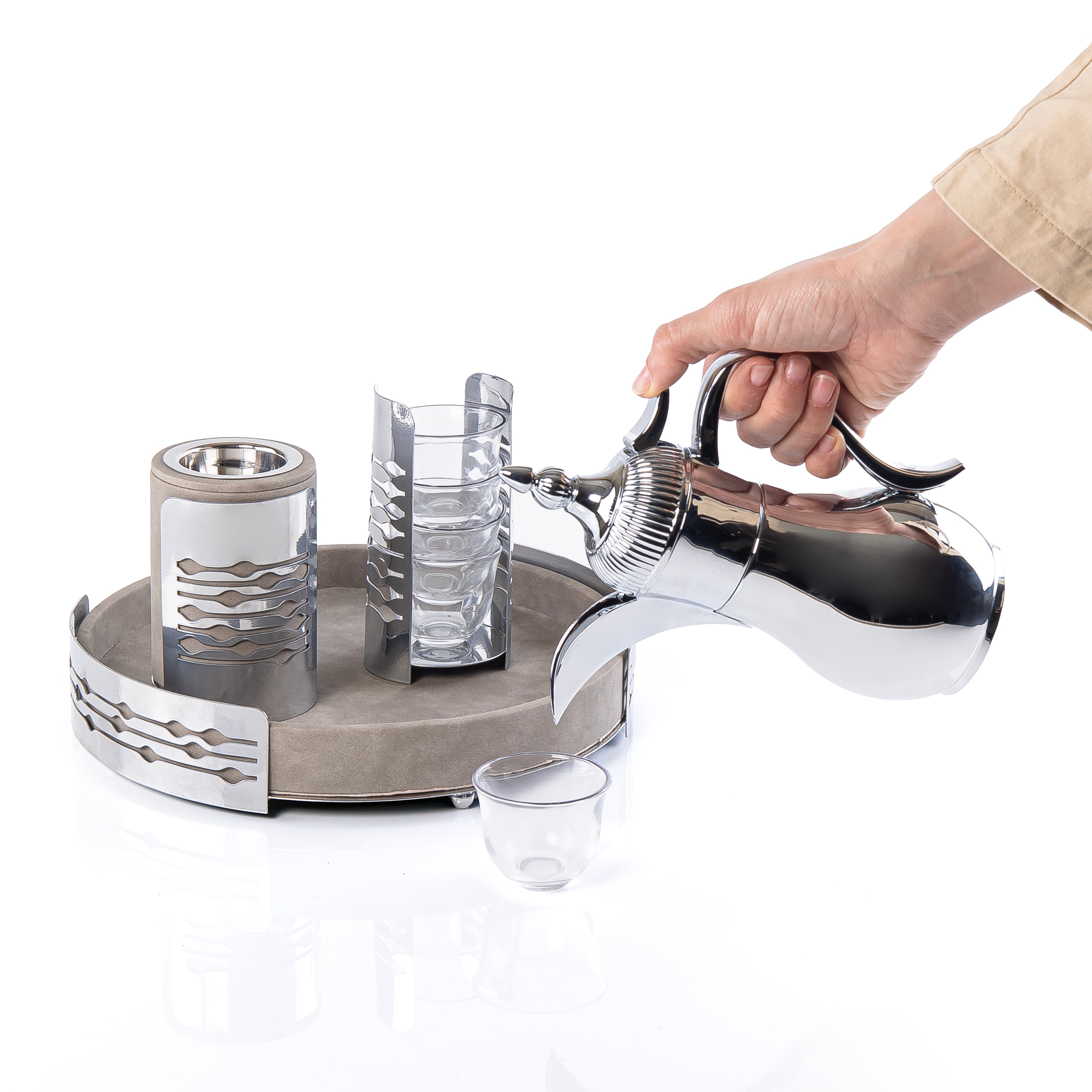 Habayeb Hospitality Set - Silver