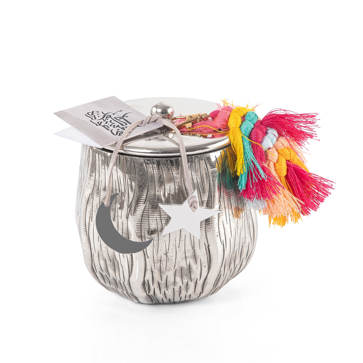 Silver decorated Gergean jar