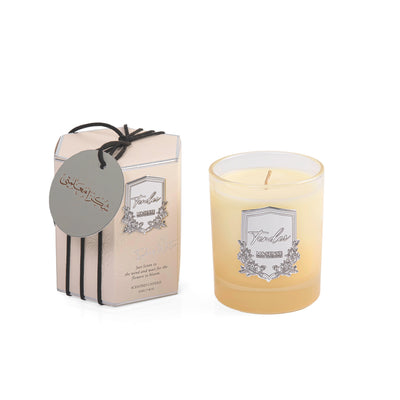 yellow candle with box