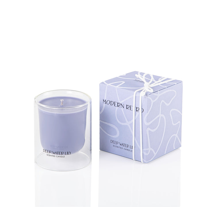 Purple candle with a purple box