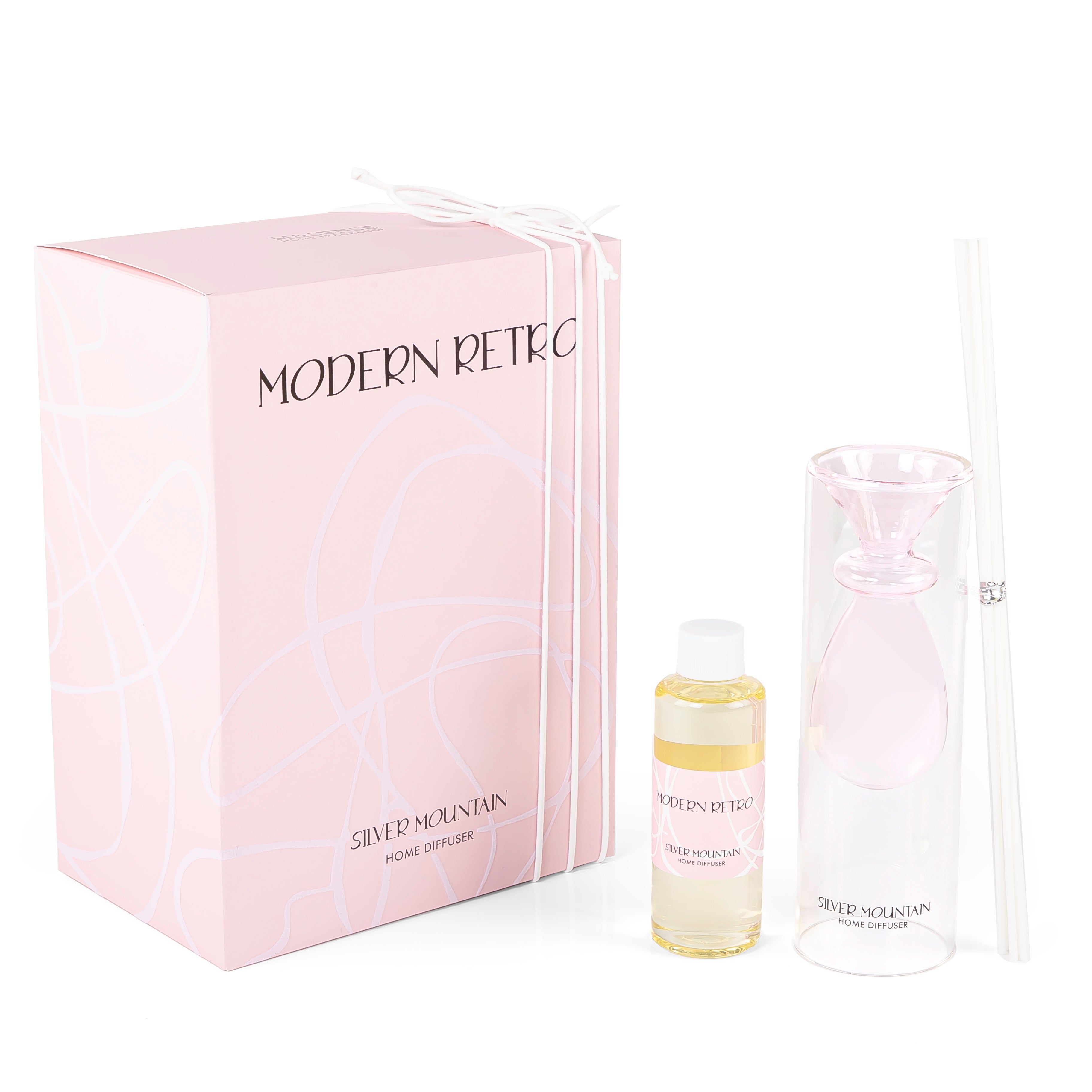 pink diffuser with a pink box