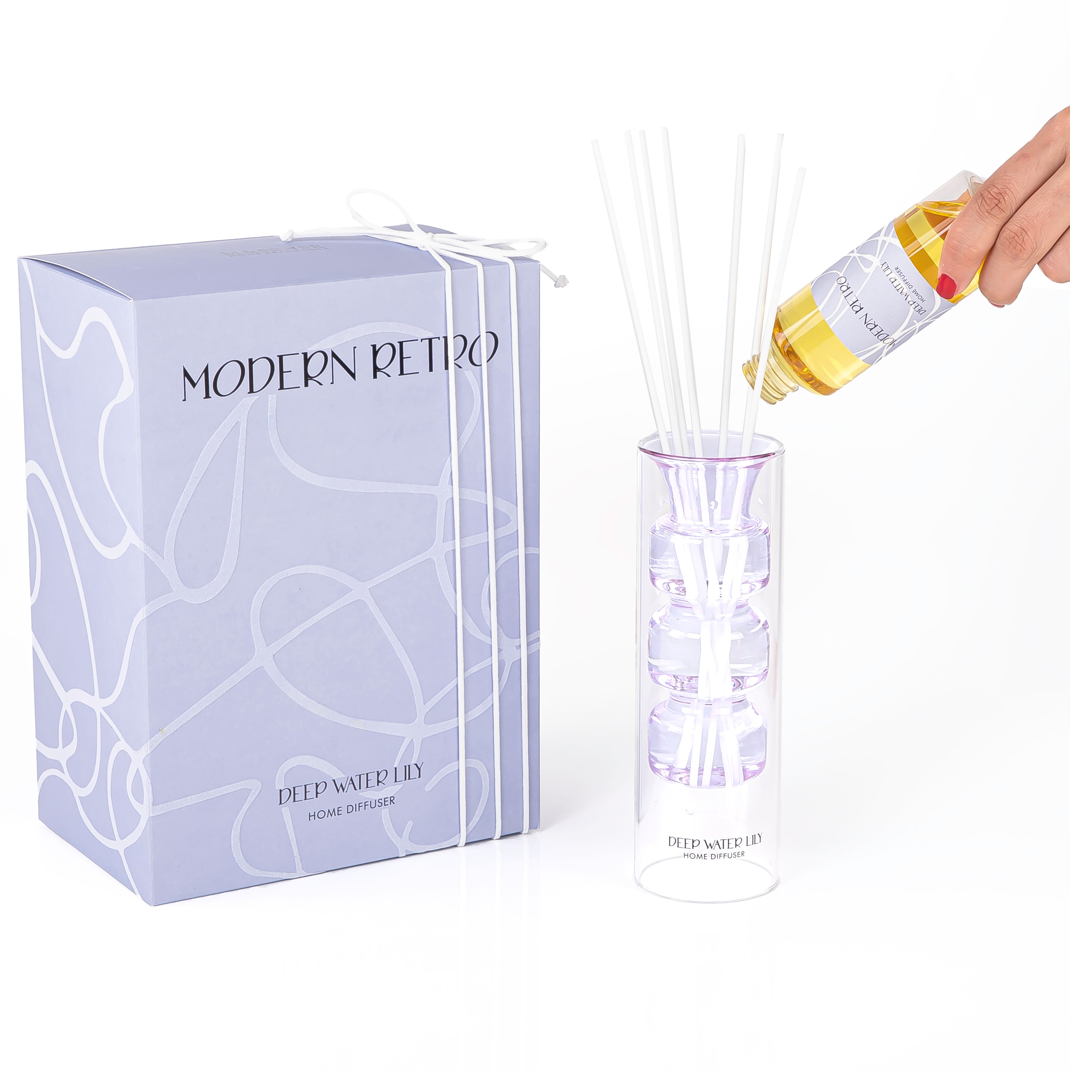 purple diffuser with a purple box