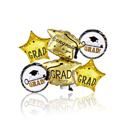 set of graduation balloons