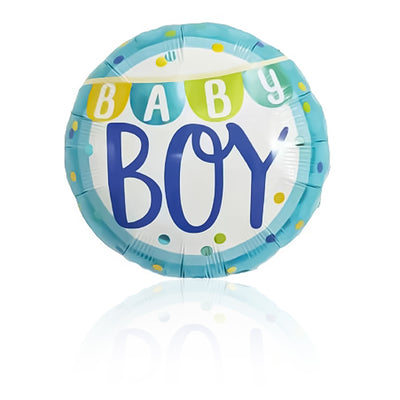 blue new born baby boy balloon