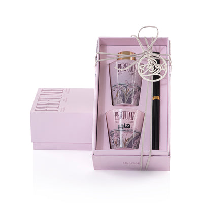 Pink Perfume Diffuser Set