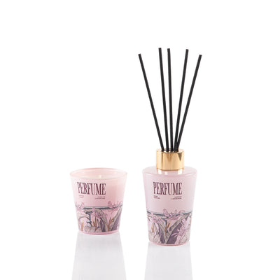 Pink Perfume Diffuser Set