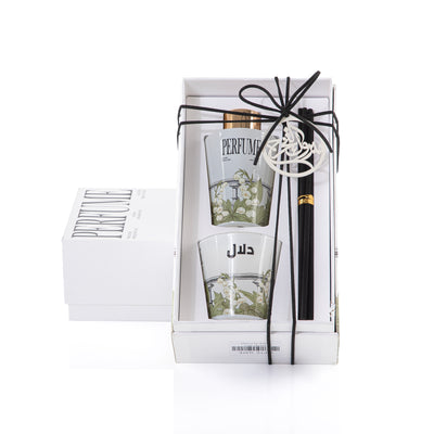 Green Perfume Diffuser Set