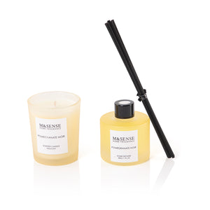 Pomegranate Noir diffuser, candle, and five sticks