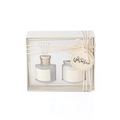 طقم دفيوزر ليزر الفاخر - أبيض