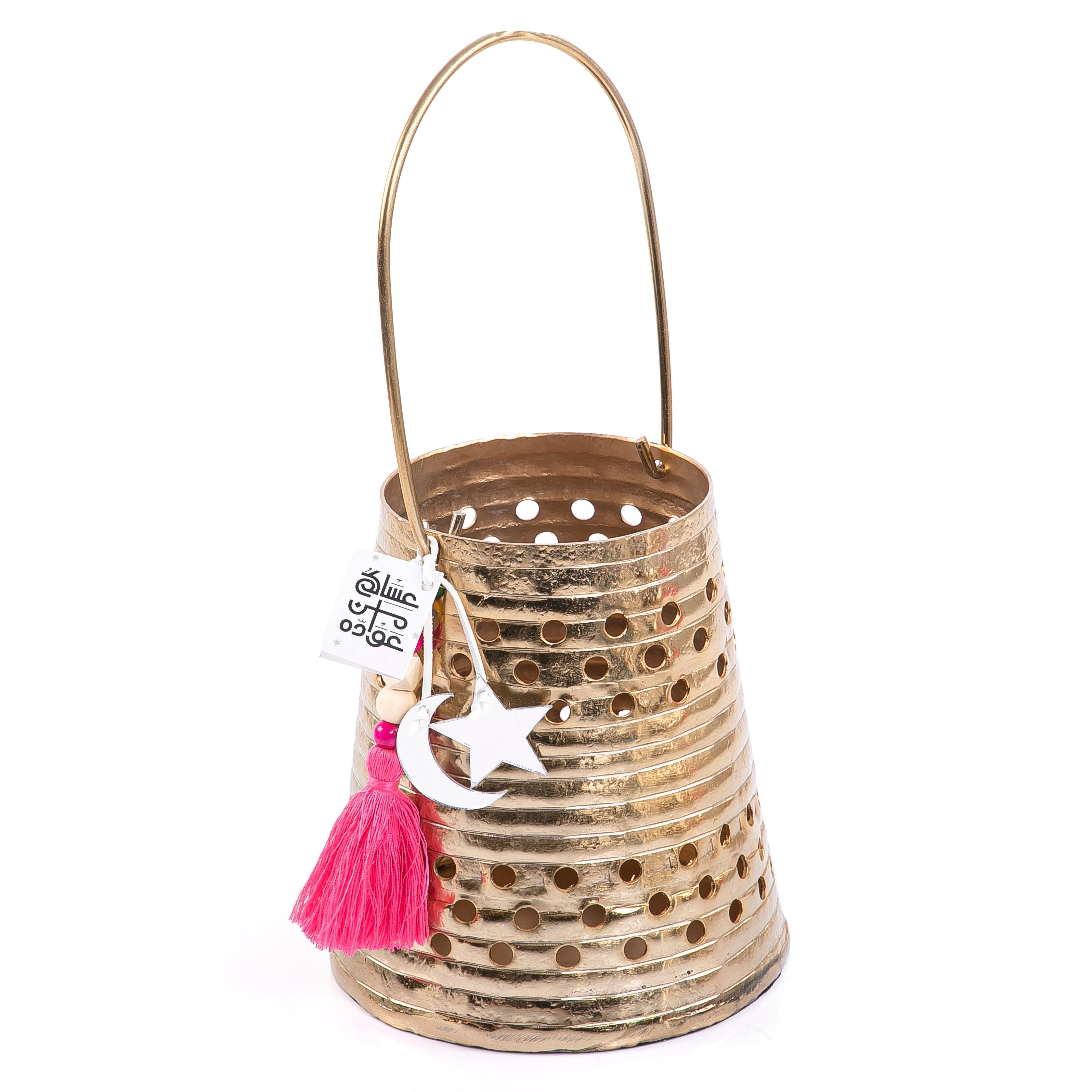 Gold decorated Gergean jar