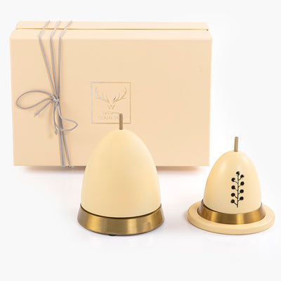 Wooden Incense Set – Yellow