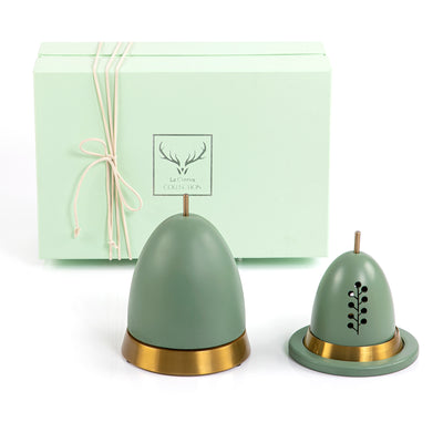 Wooden Incense Set – Green