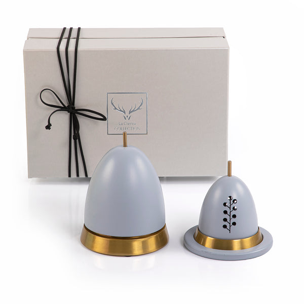 Wooden Incense Set – Grey