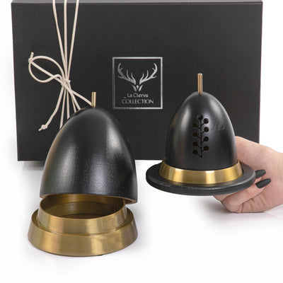 Wooden Incense Set – Black