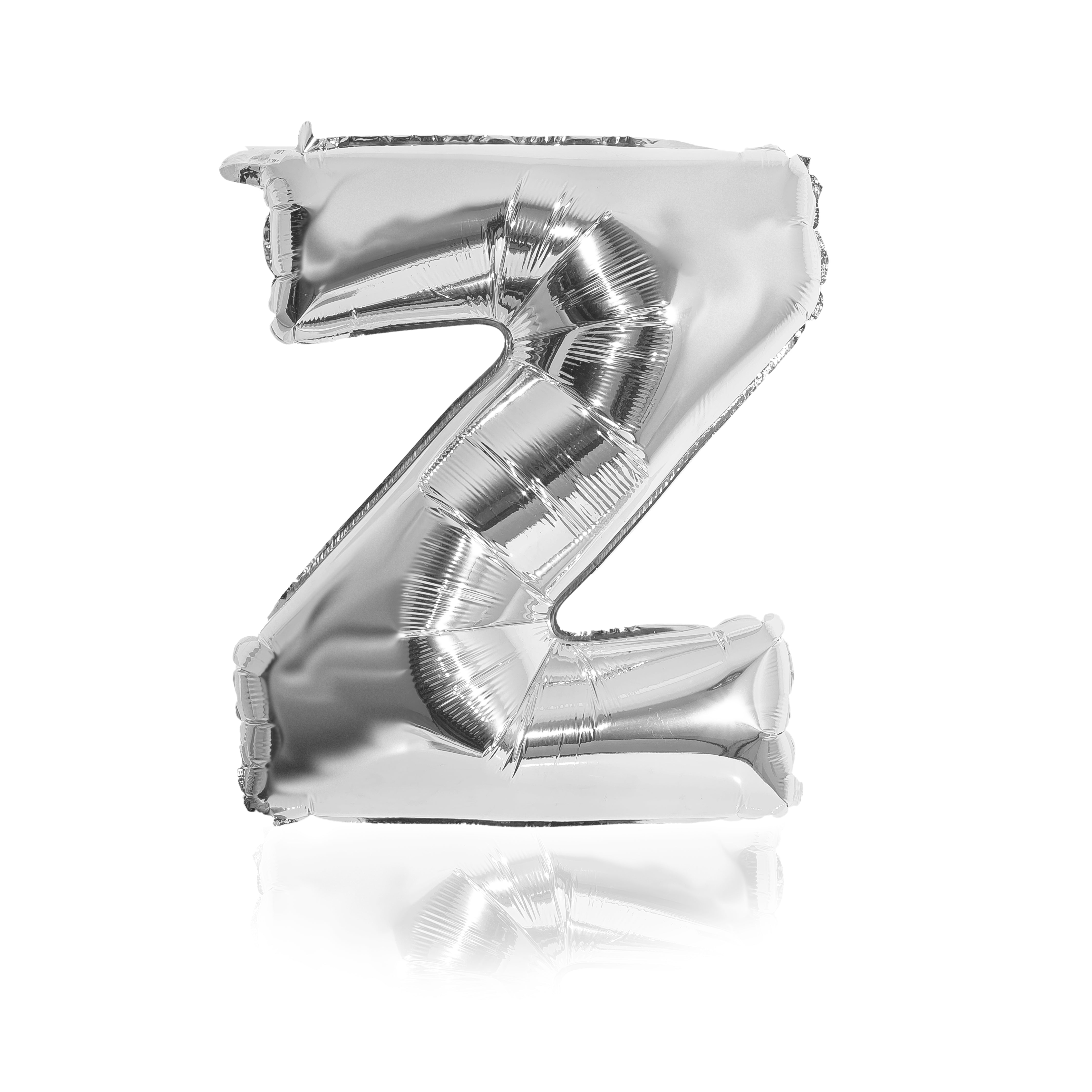 silver party balloon letter Z