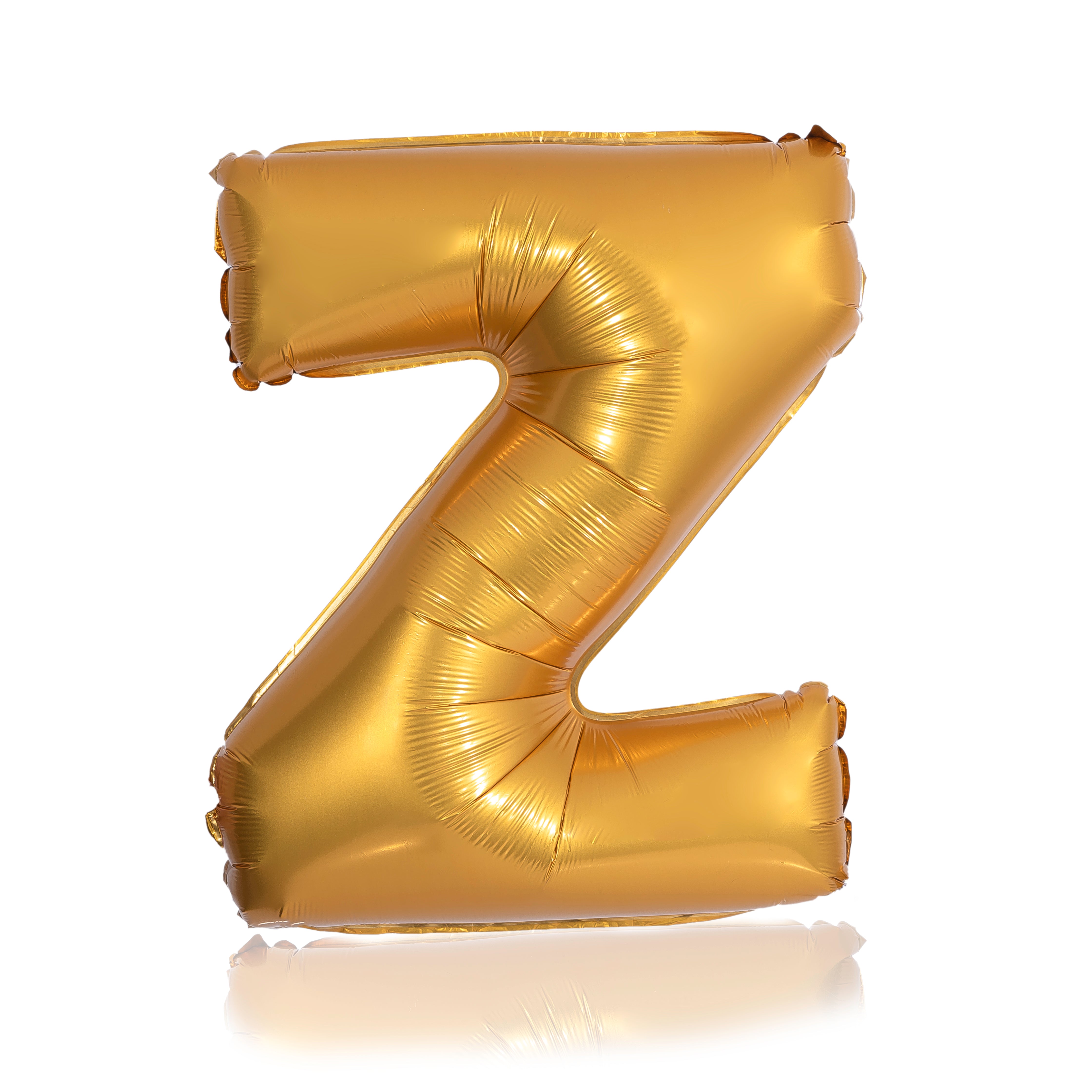 gold party balloon letter Z