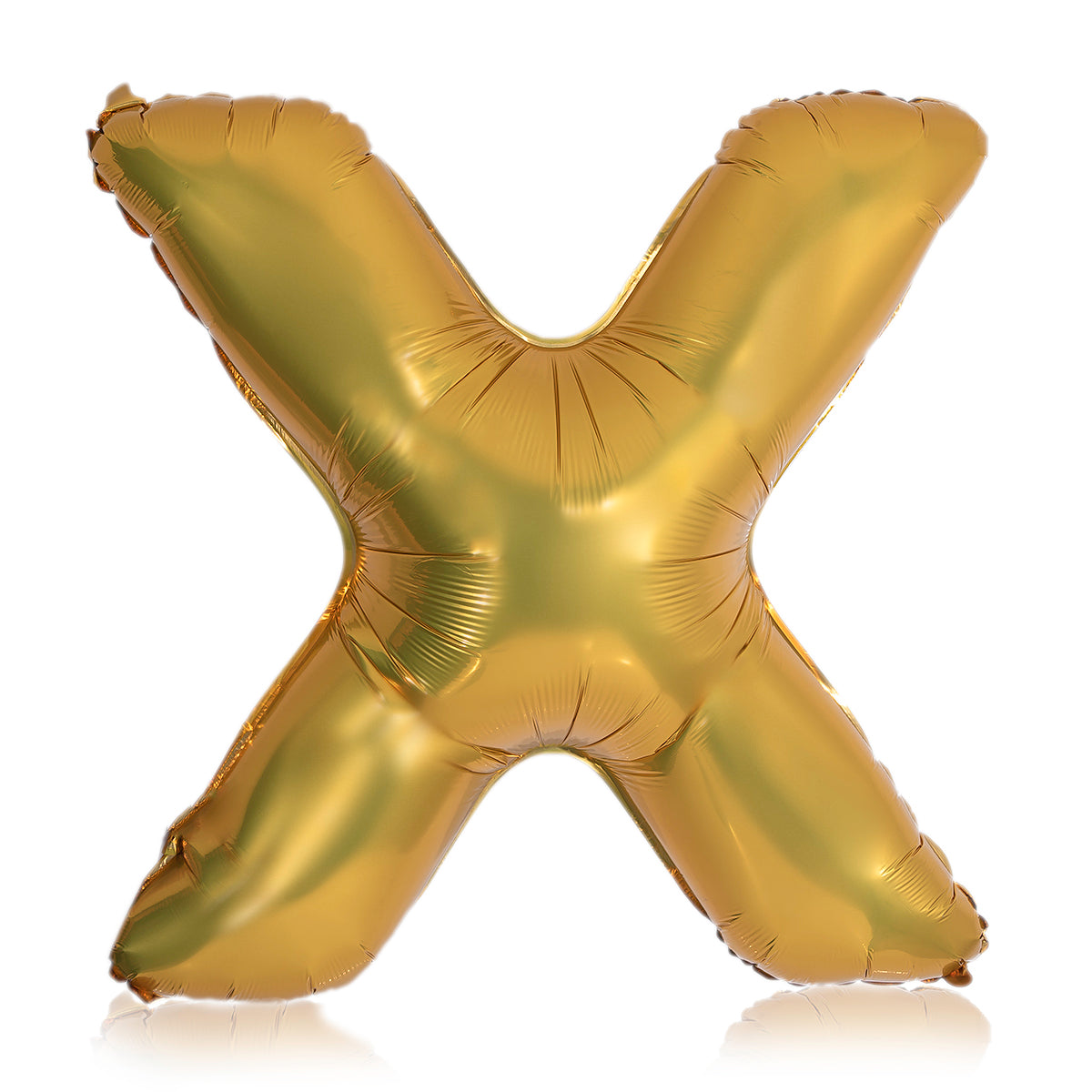 gold party balloon letter X
