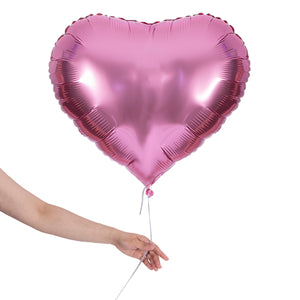 pink heart party balloon 