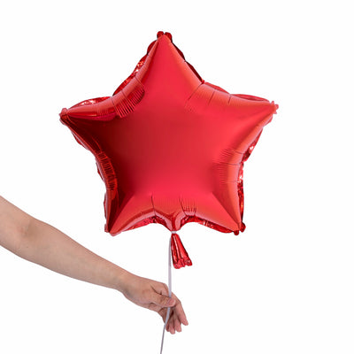red star party balloon