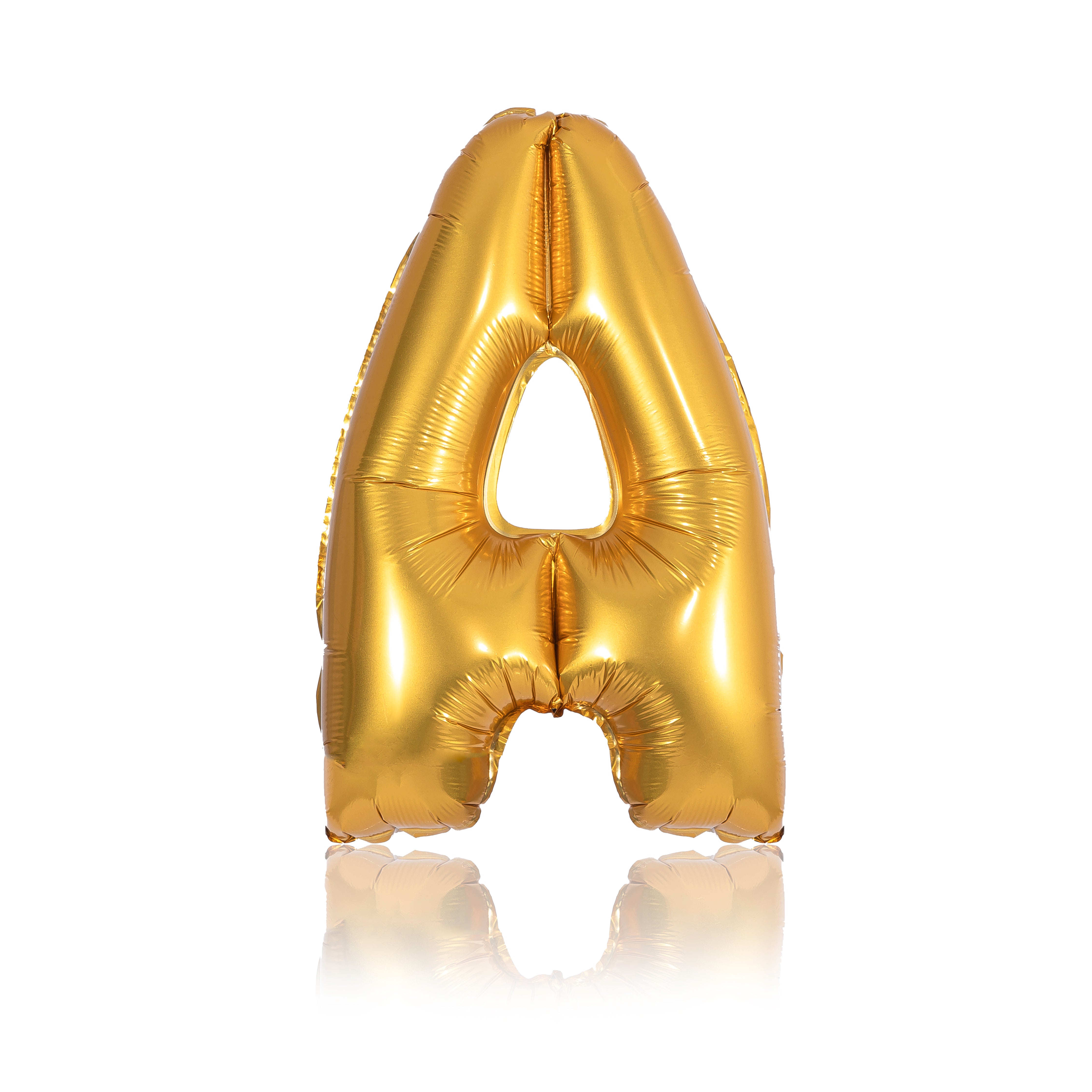 gold party balloon letter A