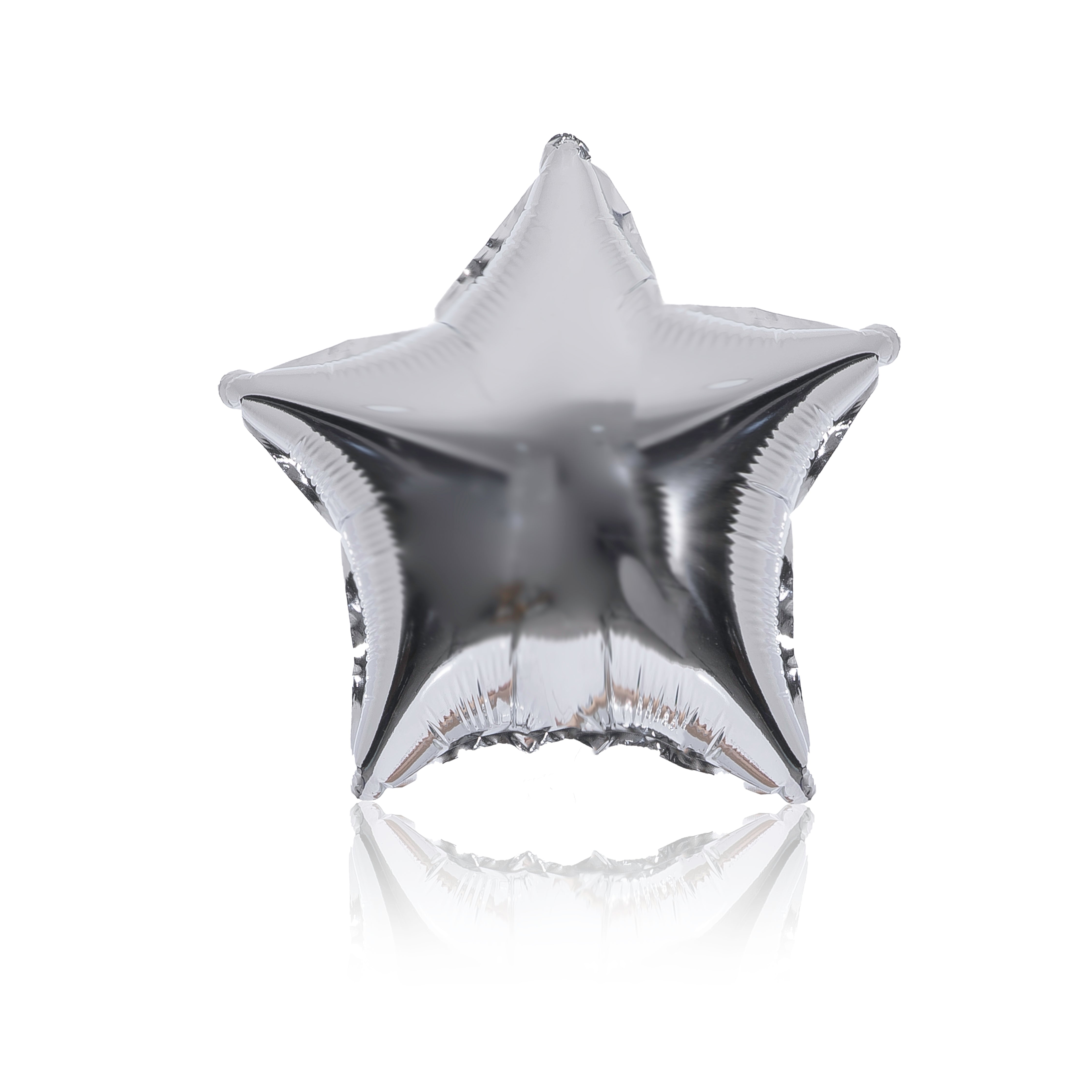 silver star party balloon