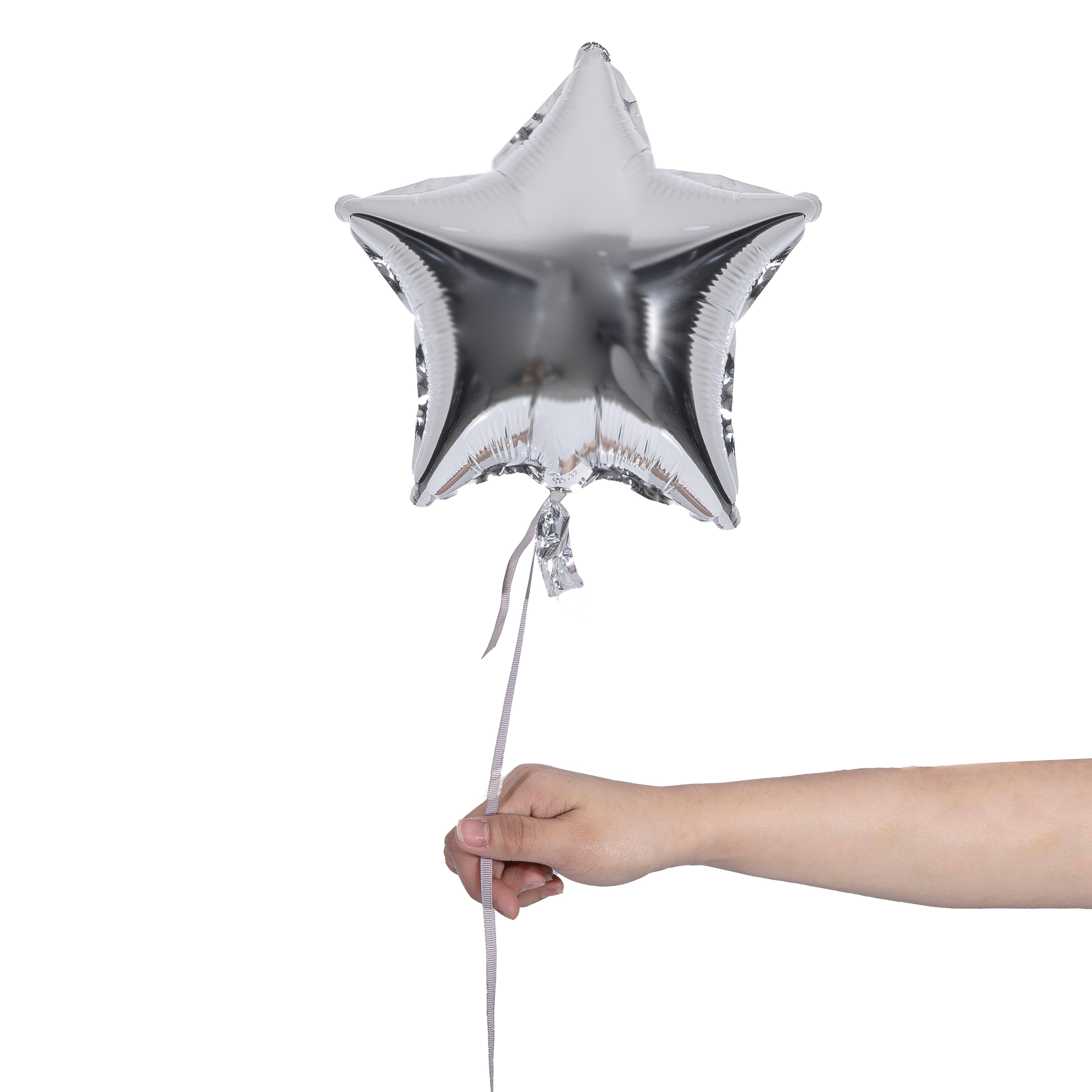 silver star party balloon