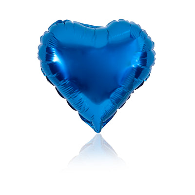 blue heart party balloon