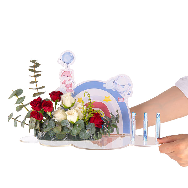 Money gift stand for baby 2