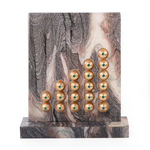 A purple Nespresso capsules stand