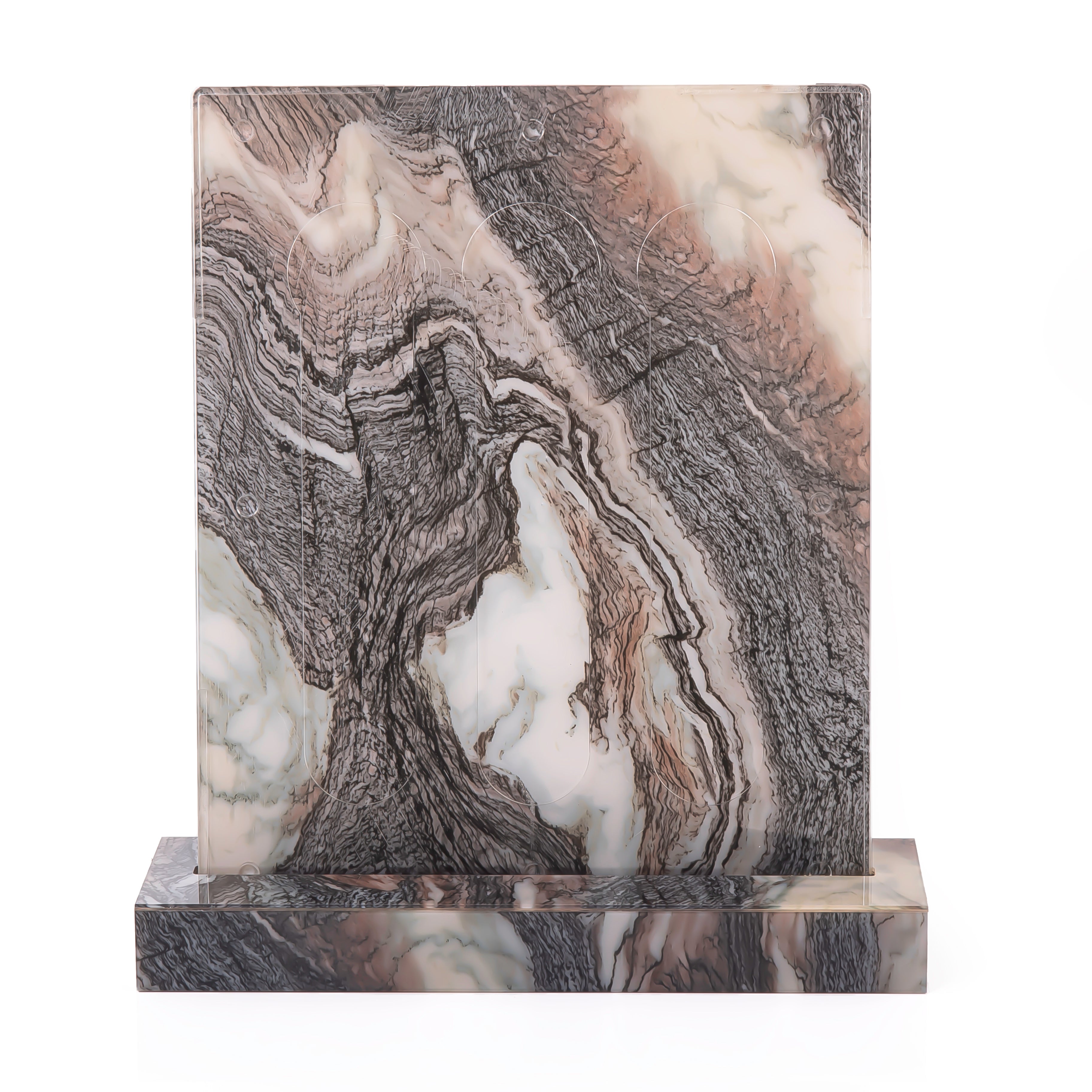 A marble Vertuo capsules stand