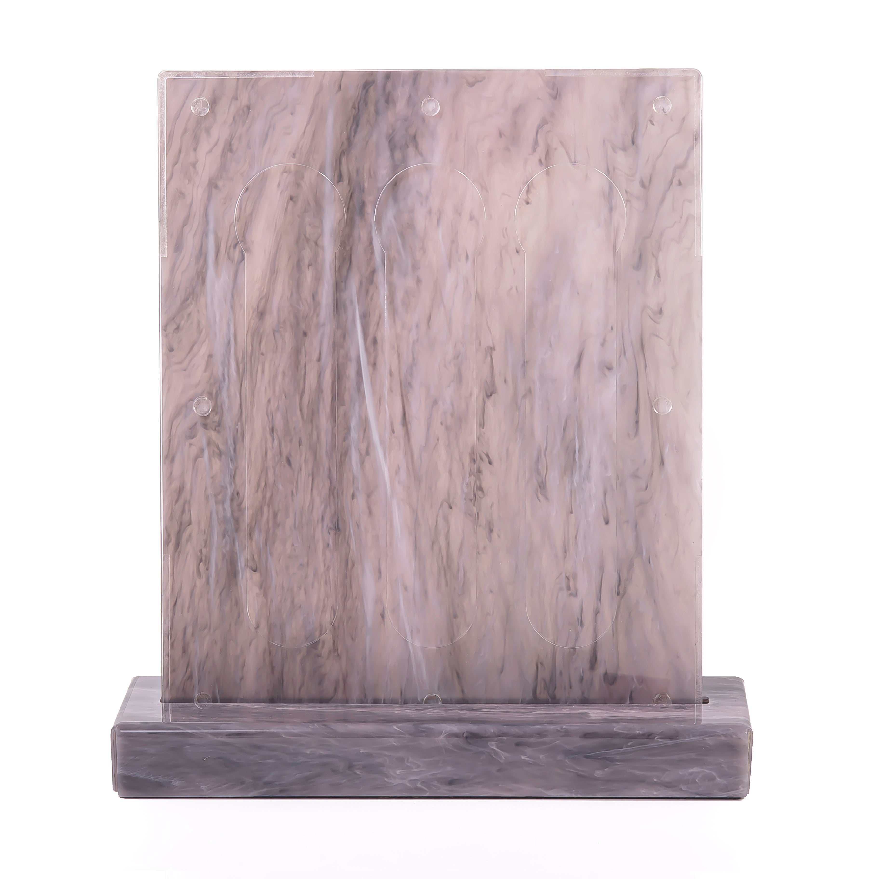 A purple Vertuo capsules stand