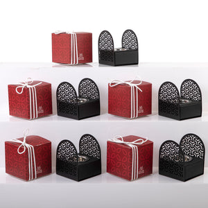 mini black metal incense burner