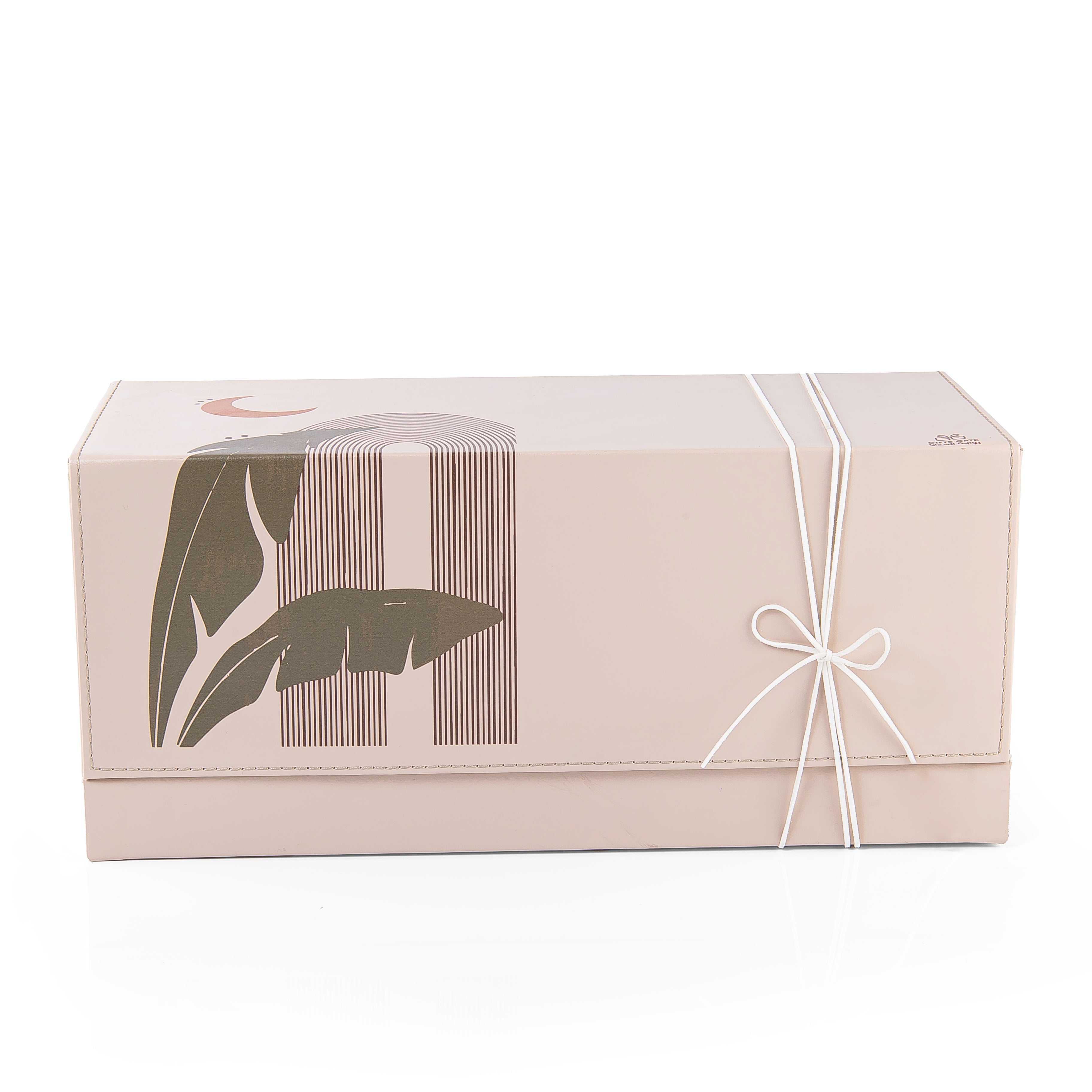 Beige rectangular box