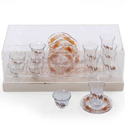 طقم ضيافة رمضان - أوف وايت