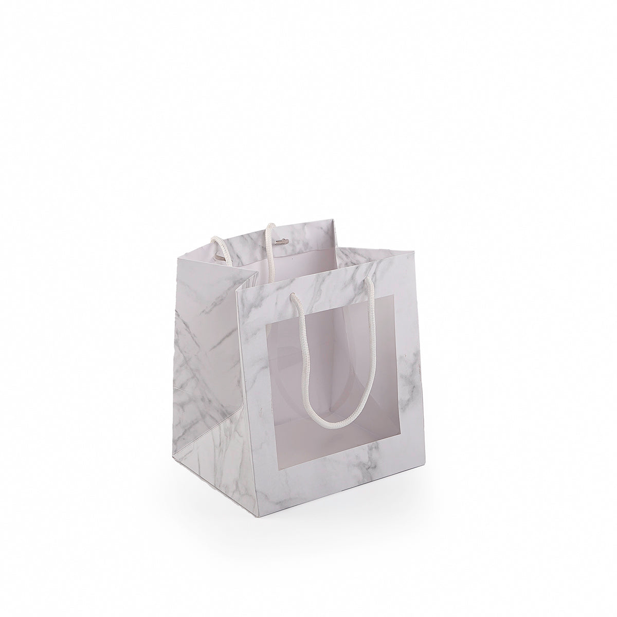 white marble gift bag 