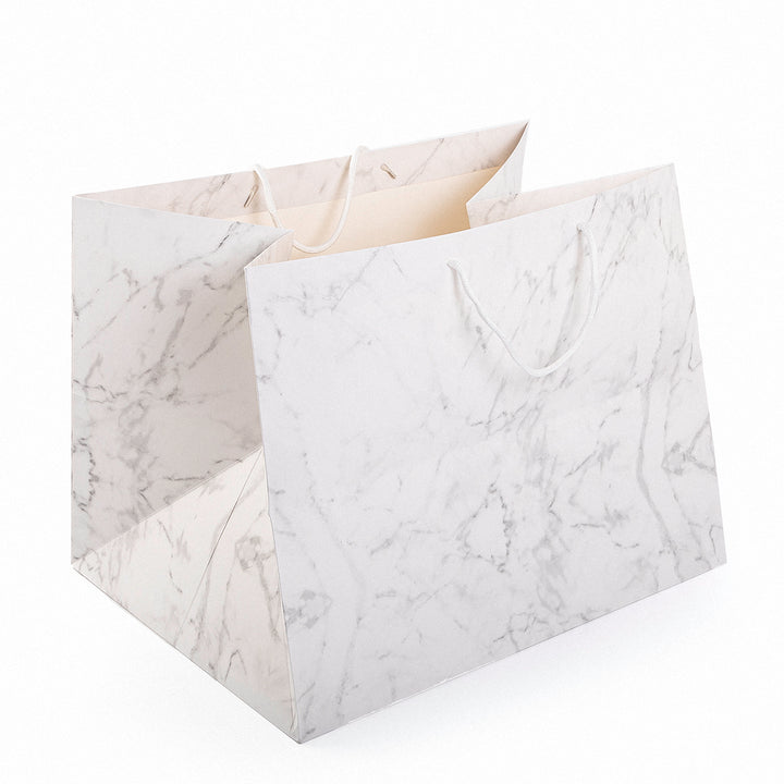 white marble gift bag 