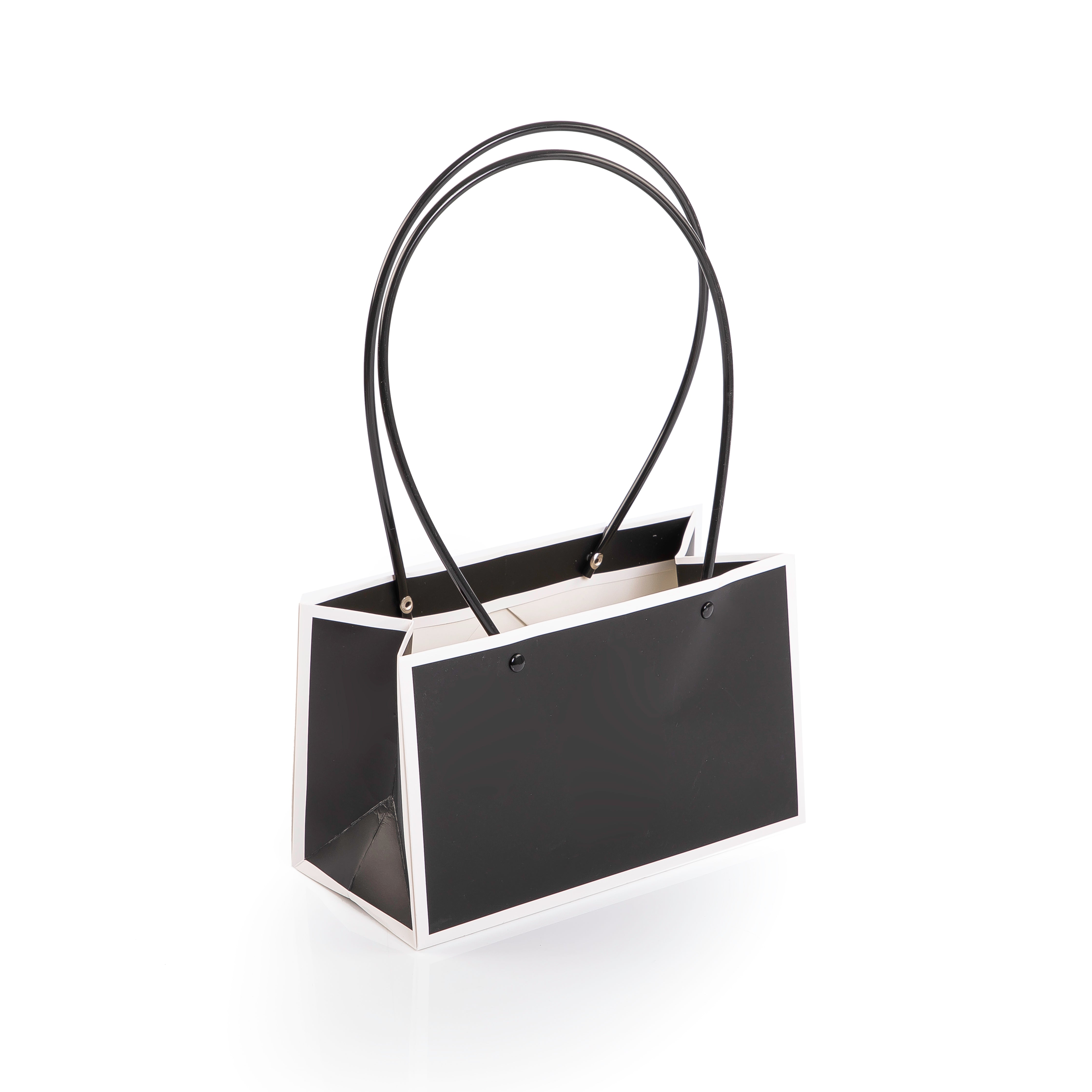 black and white gift bag 