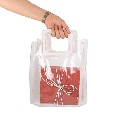 transparent gift bag 
