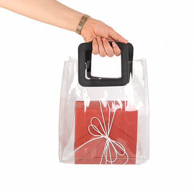 transparent gift bag 